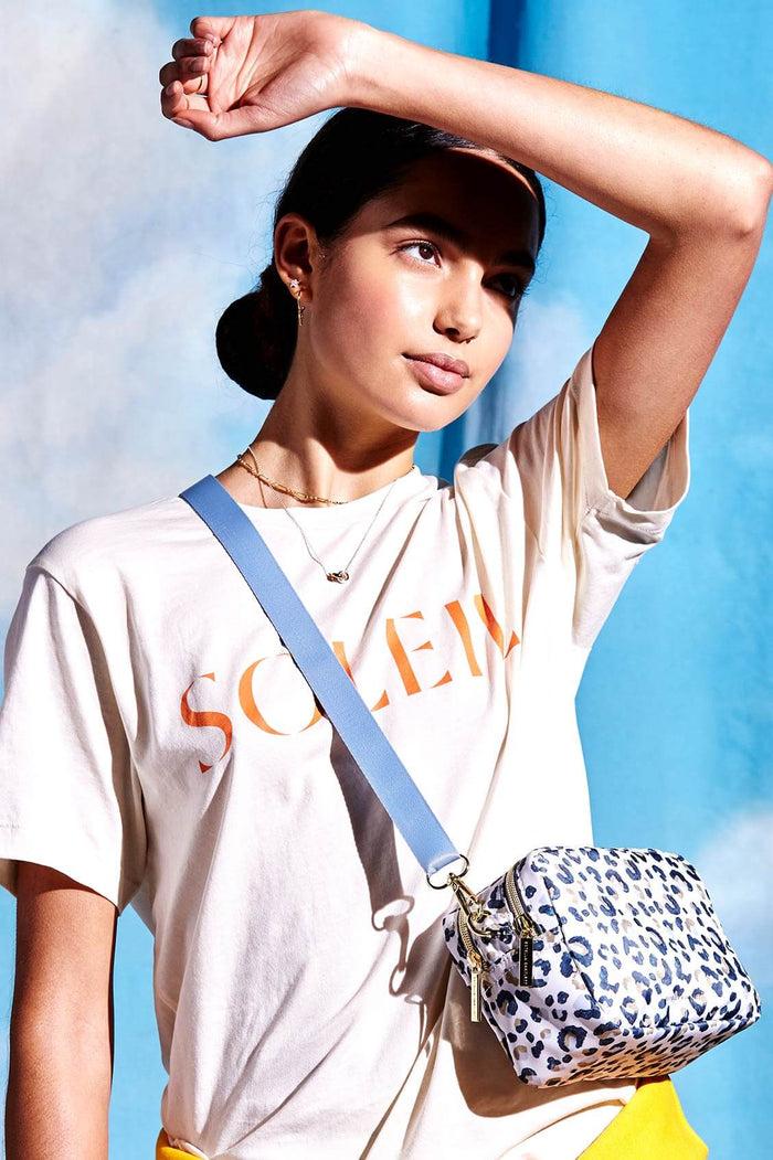 Estella Bartlett The Holland Blue Leopard | Cross Body Bag