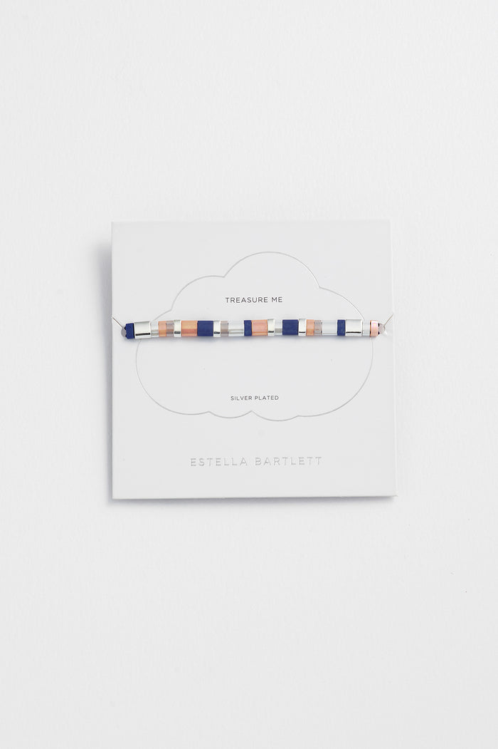 estella bartlett Tila Bracelet Silver Plated Packaging Message: Treasure Me