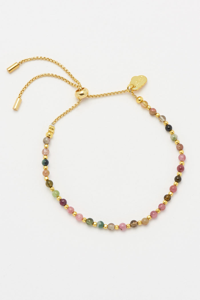 Estella Bartlett Tourmaline Gemstone Amelia Bracelet Gold Plated