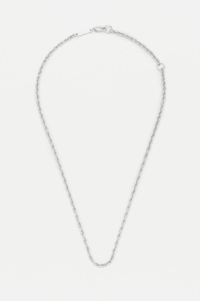 estella bartlett Twisted Rope Chain Necklace Silver Plated