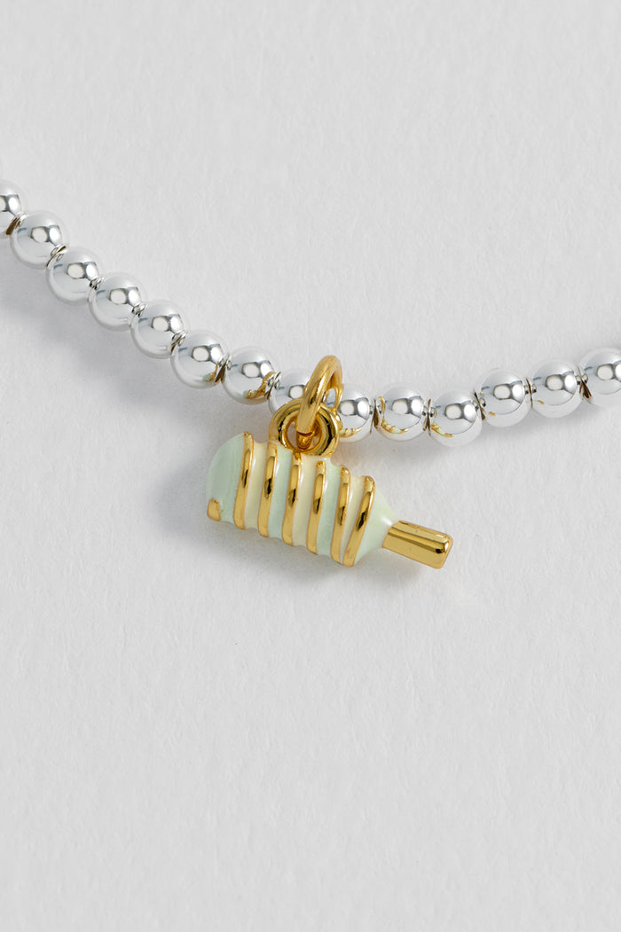 Estella Bartlett Twister Lolly Bracelet Gold And Silver Plated Packaging Message: You're So Cool