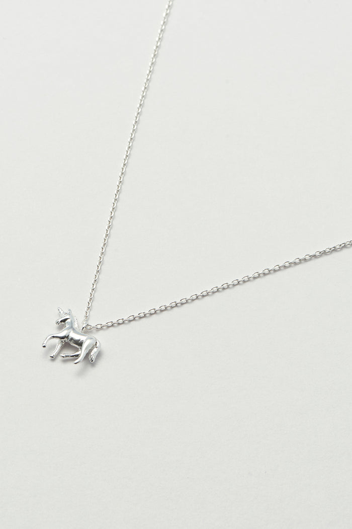 estella bartlett Unicorn Necklace Silver Plated Packaging Message: Treasure Me