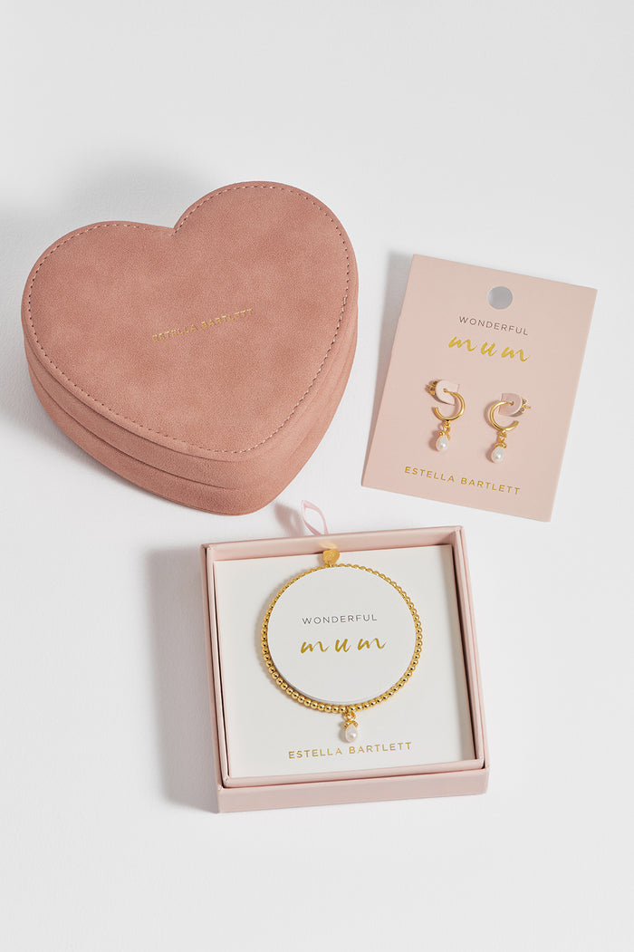 estella bartlett Wonderful Mum 3-Piece Gift Set Gold Plated