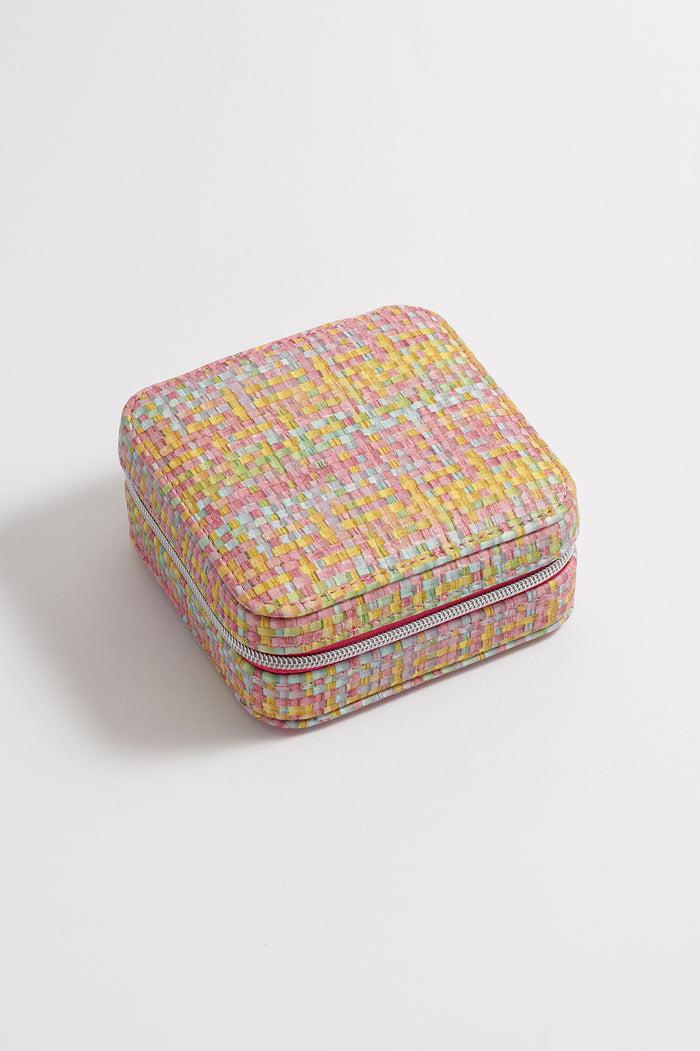 Estella Bartlett Woven Mini Square Jewellery Box Multi