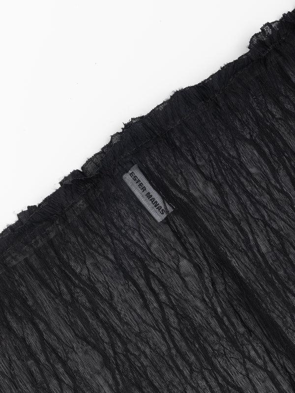 Ester Manas Black Crumpled Easy Skirt