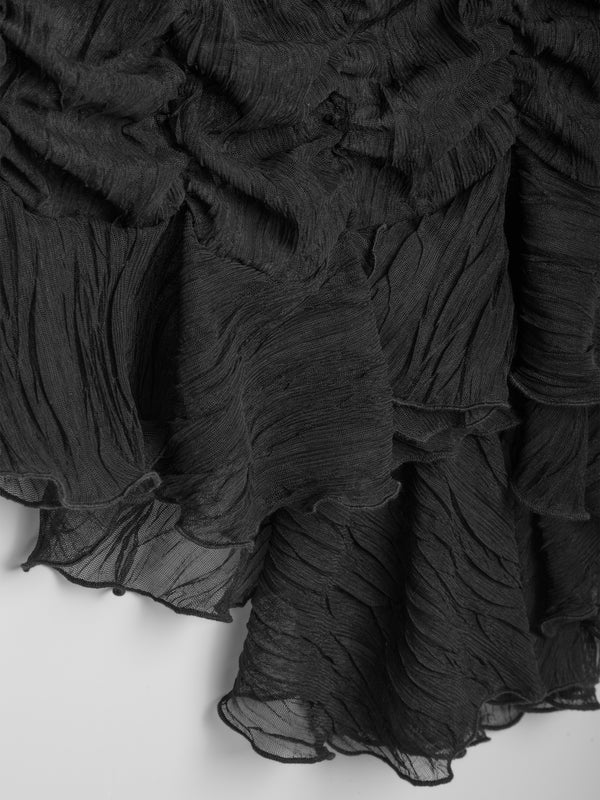 Ester Manas Black Signature Mini Skirt