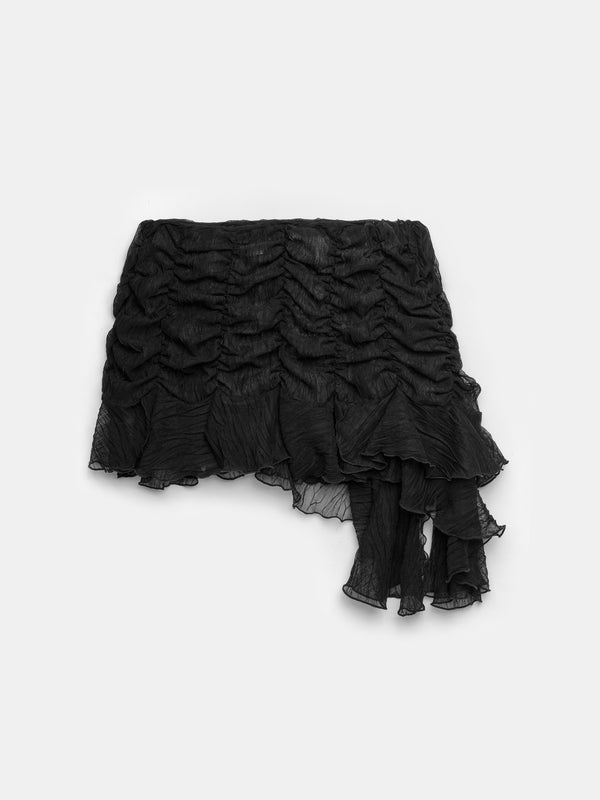 ester manas Black Signature Mini Skirt