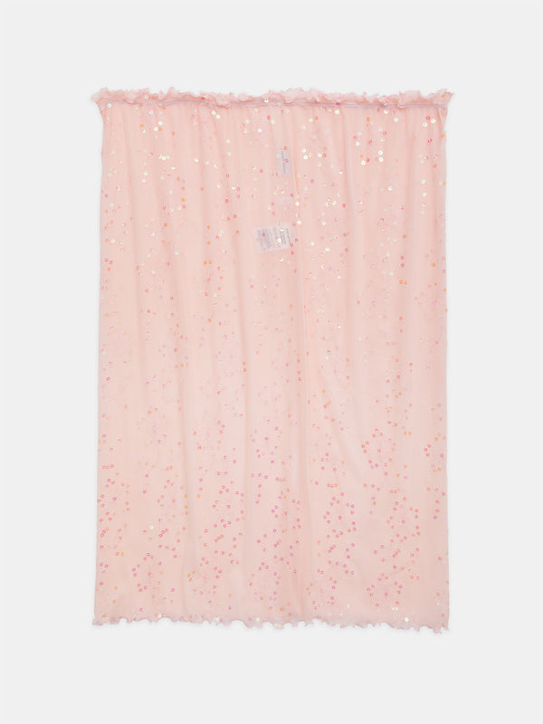 ester manas Blossom Pink Sequin Skirt