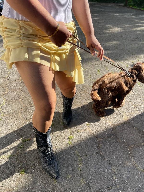 Ester Manas Butter Signature Mini Skirt