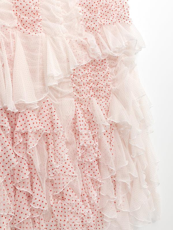 Ester Manas Butterfly Polka Dot Maxi Dress