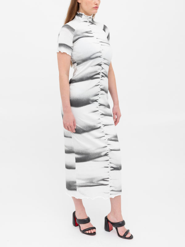 Ester Manas Cotton Jersey Print Long Dress