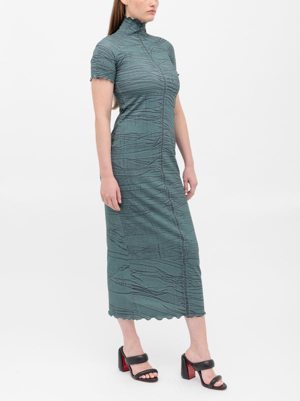 Ester Manas Cotton Jersey Print Long Dress