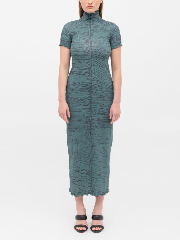 ester manas Cotton Jersey Print Long Dress