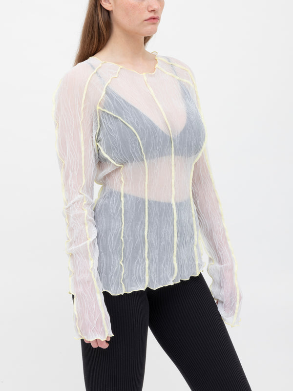 Ester Manas Crumpled Long Sleeve Top