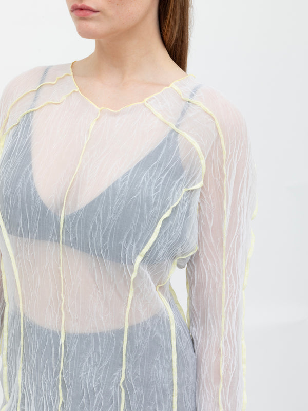 Ester Manas Crumpled Long Sleeve Top