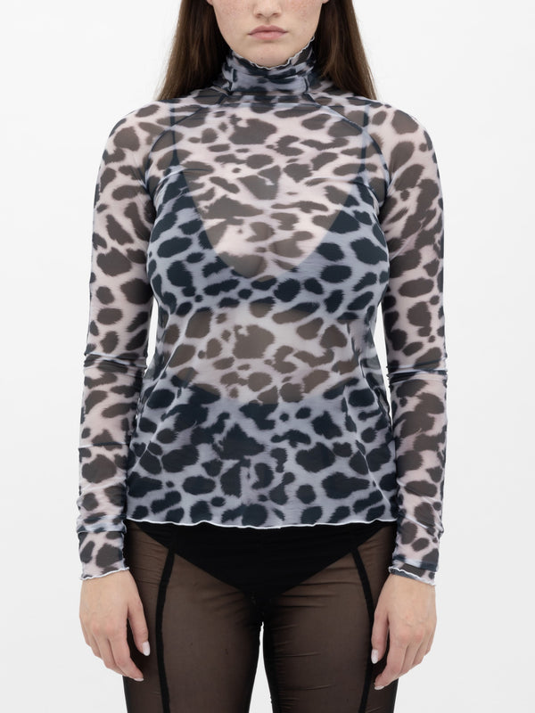 ester manas Dalmatian Printed top