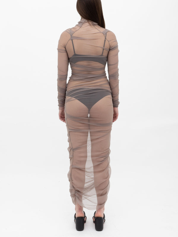 Ester Manas Draped Long Dress