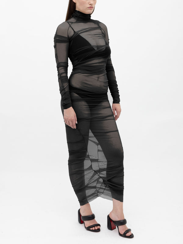 Ester Manas Draped Long Dress