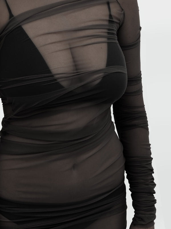 Ester Manas Draped Long Dress