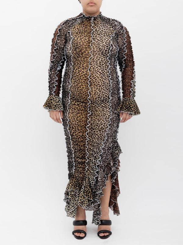 ester manas Feline Ruched Dress