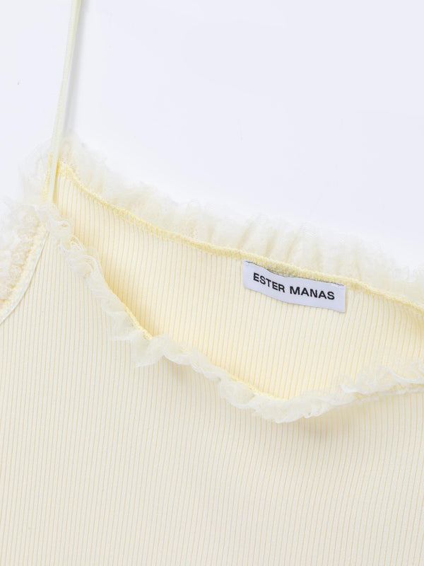 Ester Manas Mimosa Lace Tank Top