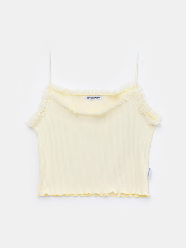 ester manas Mimosa Lace Tank Top