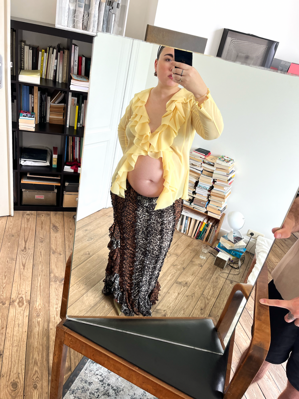 Ester Manas Mimosa Ruffled Bolero