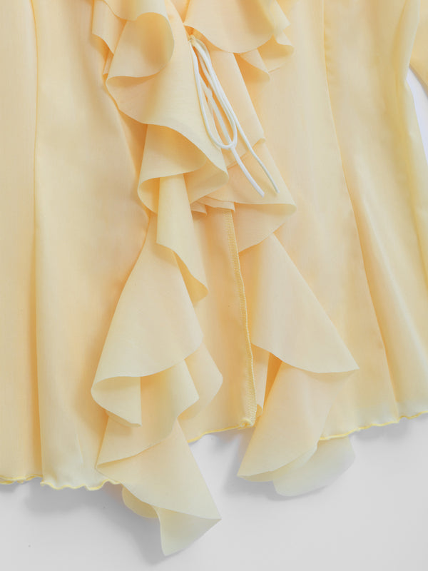 Ester Manas Mimosa Ruffled Bolero