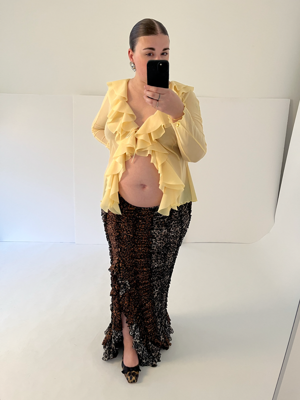 Ester Manas Mimosa Ruffled Bolero