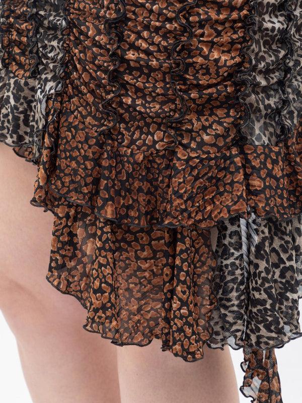 Ester Manas Mini Feline Ruched Skirt