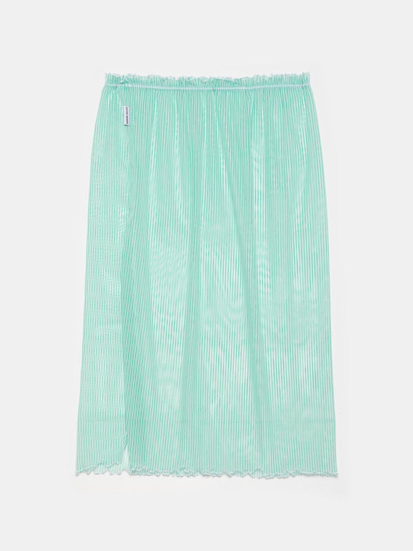 ester manas Mint Striped Easy Skirt