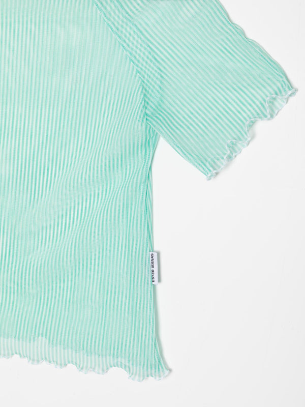 Ester Manas Mint Striped Easy Top
