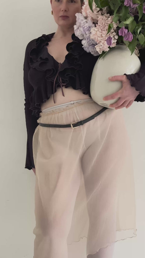 Ester Manas Mulberry Crop Bolero