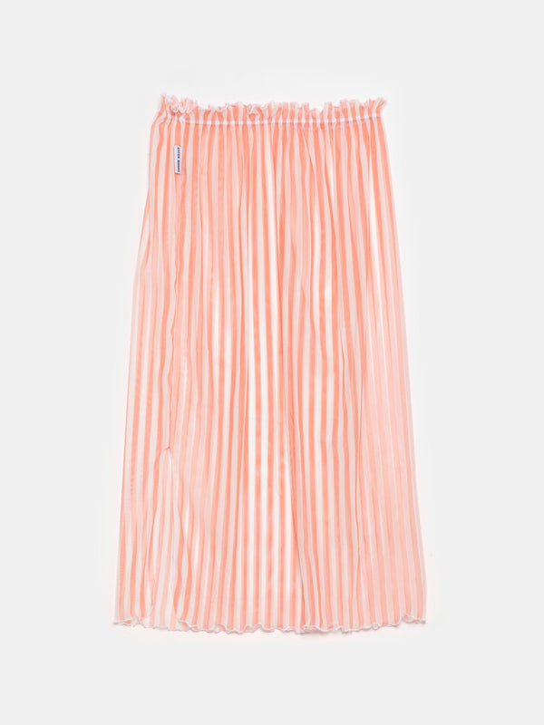 ester manas Peach Striped Easy Skirt