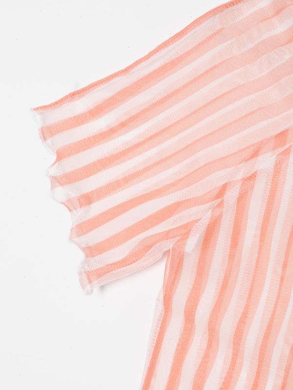 Ester Manas Peach Striped Easy Top