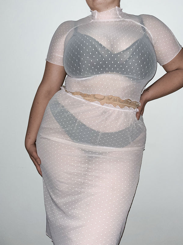 Ester Manas Pink Polka Dot Top