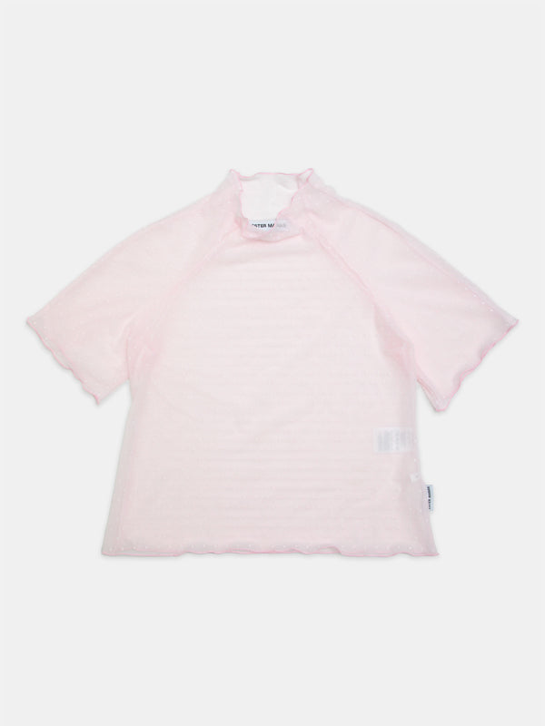 ester manas Pink Polka Dot Top