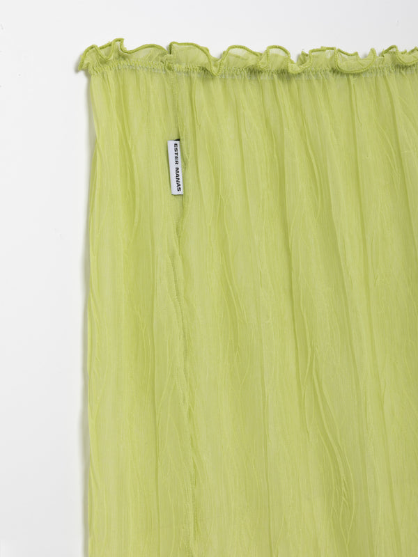 Ester Manas Pistachio Crumpled Easy Skirt