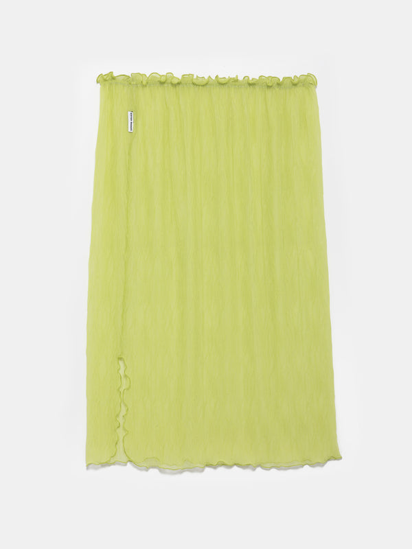 ester manas Pistachio Crumpled Easy Skirt