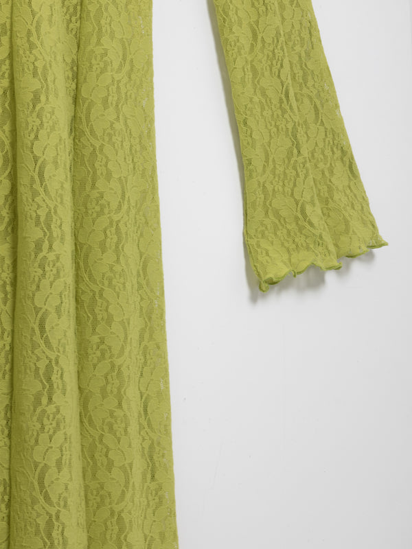 Ester Manas Pistachio Maxi Tulip Dress