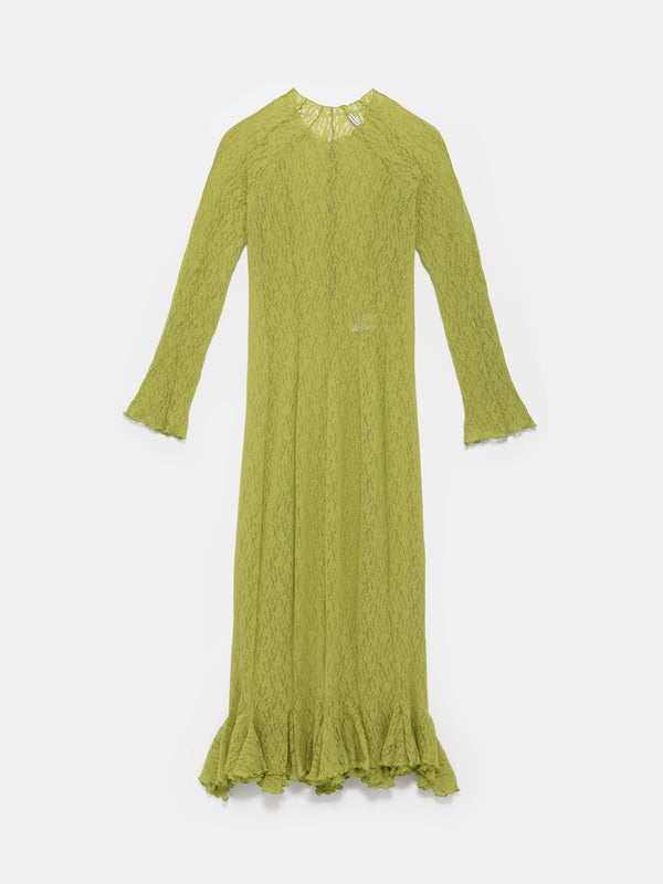ester manas Pistachio Maxi Tulip Dress