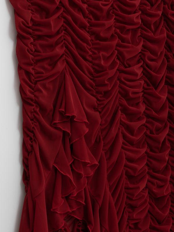 Ester Manas Red Signature Drama Dress