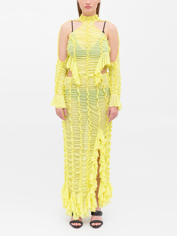 ester manas Signature Ruched Dress