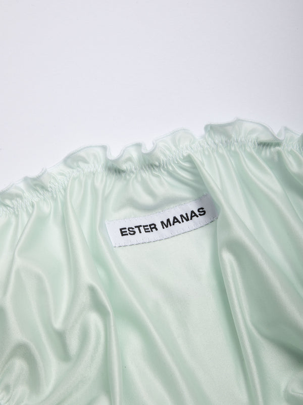 Ester Manas Silky Green Ruffled Panties