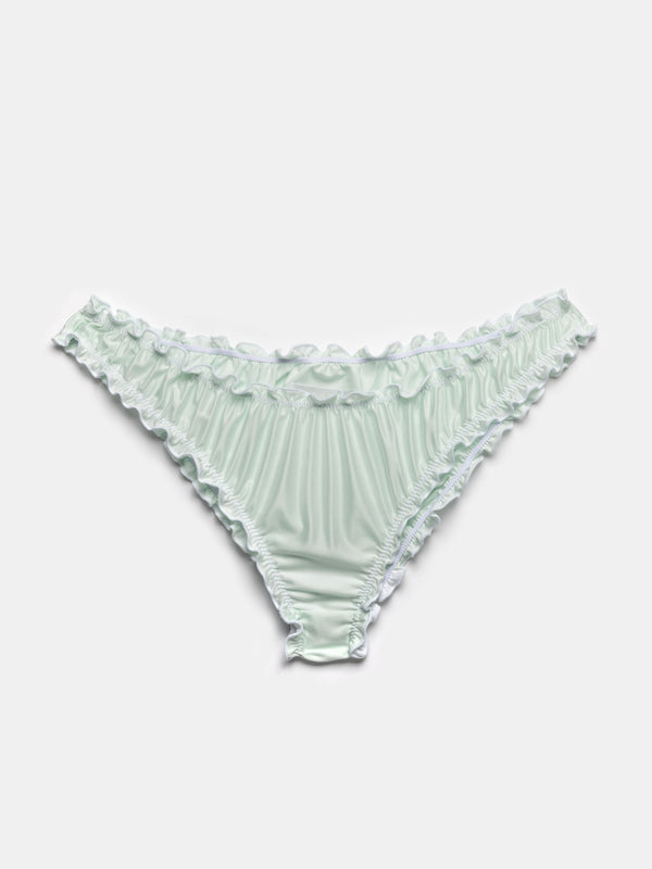 ester manas Silky green Ruffled Panties