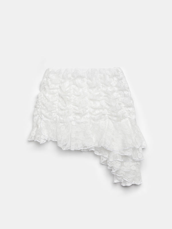 ester manas White Lace Signature Mini Skirt