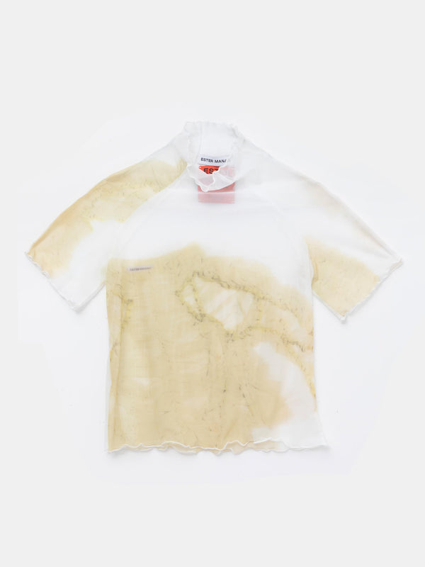 ester manas Yellow Scan Top