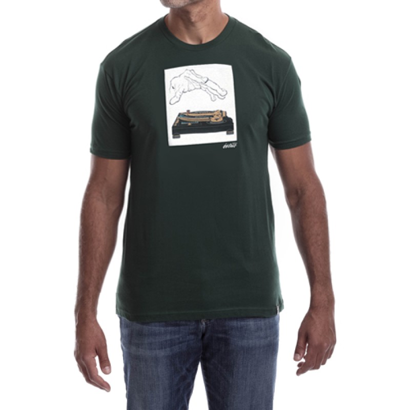 Estilo Estilo Clothing™ 12Down (SL-1200GLD) Turntable T-shirt Forest Green