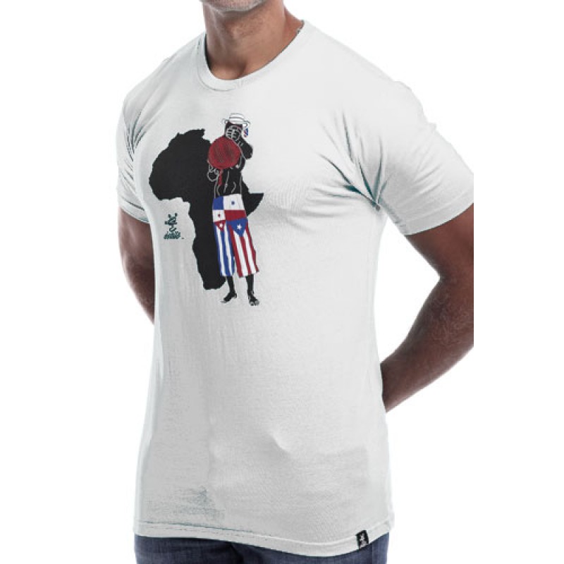 Estilo Estilo Clothing™ Afro Latino T-shirt White