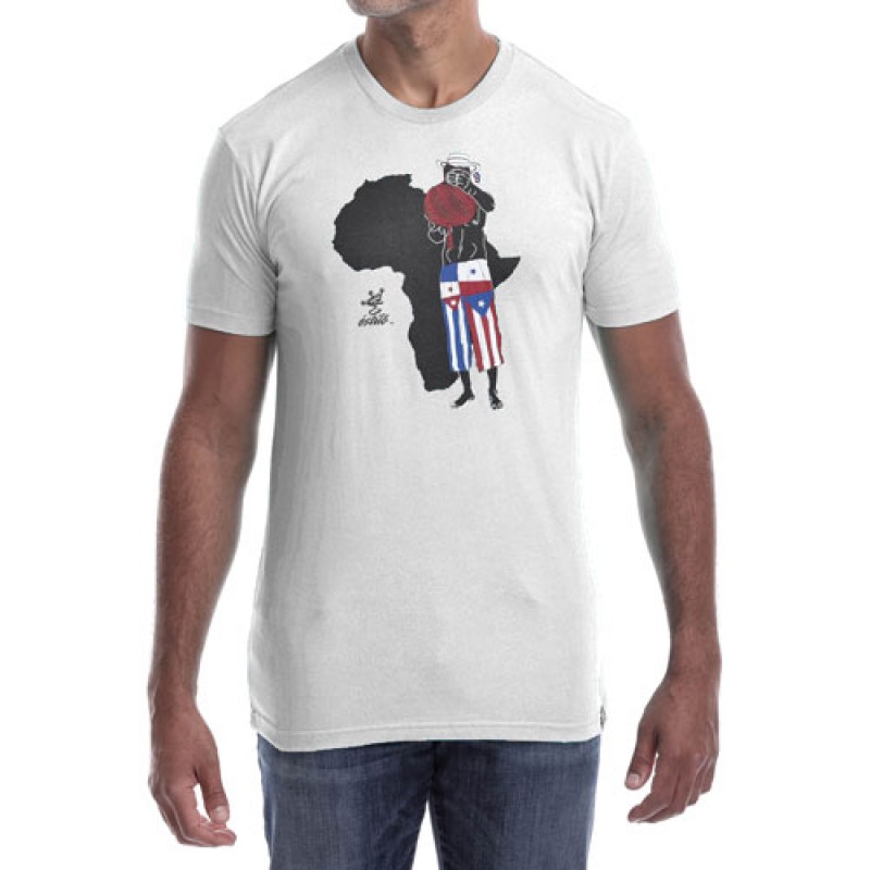 Estilo Estilo Clothing™ Afro Latino T-shirt White